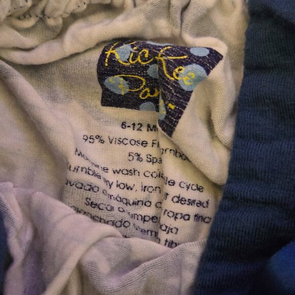 Baby Girl Mermaid Print Romper with Blue‎ Straps and Bow 6-12months - Picture 4 of 4